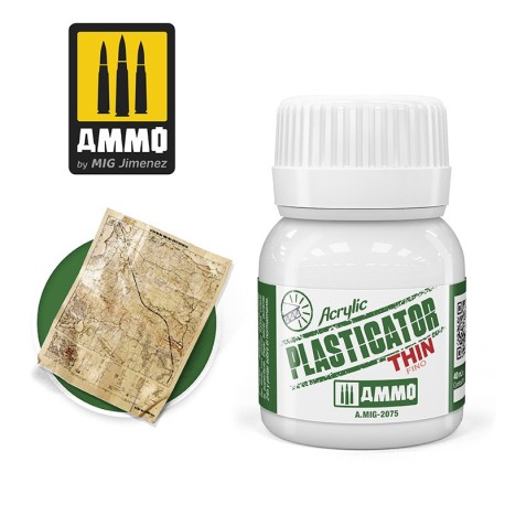 PLASTICATOR THIN. Marca Ammo of Mig Jimenez. Ref: AMIG2075.