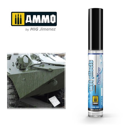 EFFECTS BRUSHER: Wet Effects. Marca Ammo of Mig Jimenez. Ref: AMIG1802.
