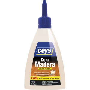 Cola Madera profesional, 250 Gr, Marca Ceys, formato bote.