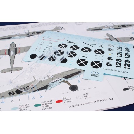Messerschmitt Bf 109E-1 ‘J/88 Legion Condor. Escala 1:72. Marca Special Hobby. Ref: 72459.