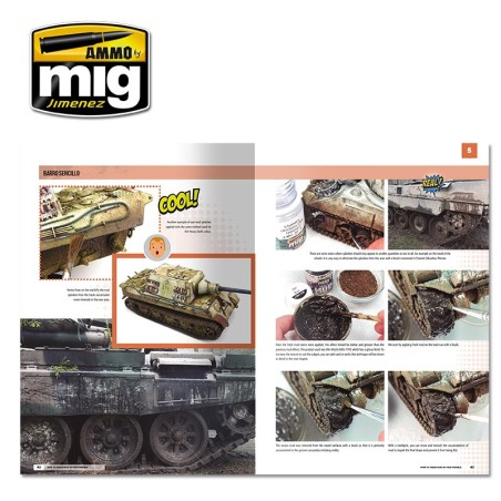 MODELLING SCHOOL - HOW TO MAKE MUD IN YOUR MODELS (English). Marca Ammo Mig. Ref: A.MIG6210.