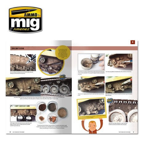 MODELLING SCHOOL - HOW TO MAKE MUD IN YOUR MODELS (English). Marca Ammo Mig. Ref: A.MIG6210.