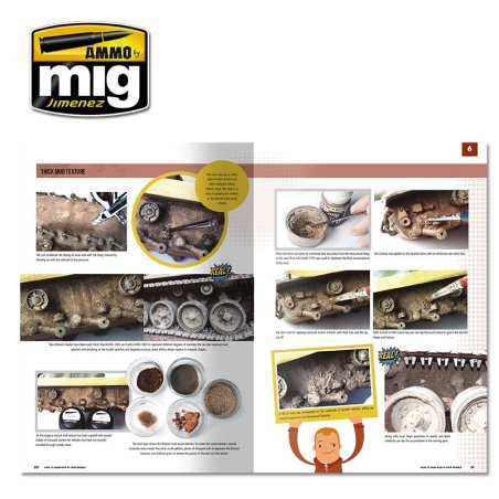 MODELLING SCHOOL - HOW TO MAKE MUD IN YOUR MODELS (English). Marca Ammo Mig. Ref: A.MIG6210.