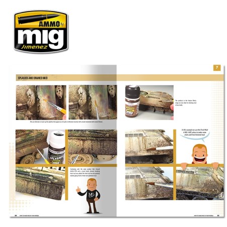 MODELLING SCHOOL - HOW TO MAKE MUD IN YOUR MODELS (English). Marca Ammo Mig. Ref: A.MIG6210.