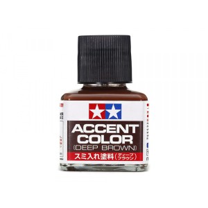 PANEL LINE ACCENT COLOR (DEEP BROWN). Marca Tamiya. Ref: 87210.