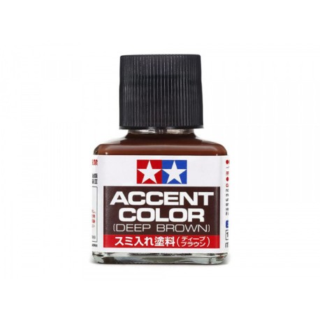 PANEL LINE ACCENT COLOR (DEEP BROWN). Marca Tamiya. Ref: 87210.