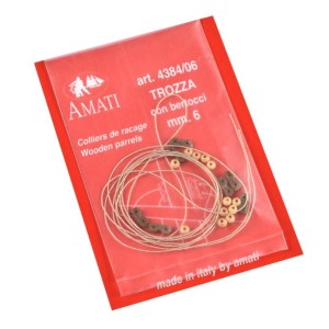 EMPARRILLADO DE MASTIL 2 VIAS , 6 mm. Marca Amati. Ref: 4384/06, 438406.