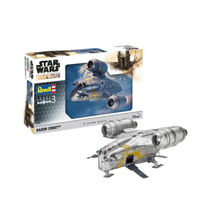 The Mandalorian: The Razor Crest. Escala 1:72. Marca revell. Ref: 06781.