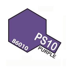 Spray Purple Polycarbonate ( 86010 ). Bote 100 ml. Marca Tamiya. Ref: PS-10.