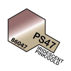 Spray Iridescent Pink/Gold Polycarbonate ( 86047 ). Bote 100 ml. Marca Tamiya. Ref: PS-47
