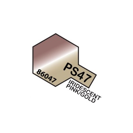 Spray Iridescent Pink/Gold Polycarbonate ( 86047 ). Bote 100 ml. Marca Tamiya. Ref: PS-47