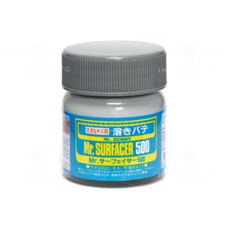 Mr. Srfacer 500 grey. Imprimación gris. Marca MR.Hobby. Ref: SF285.