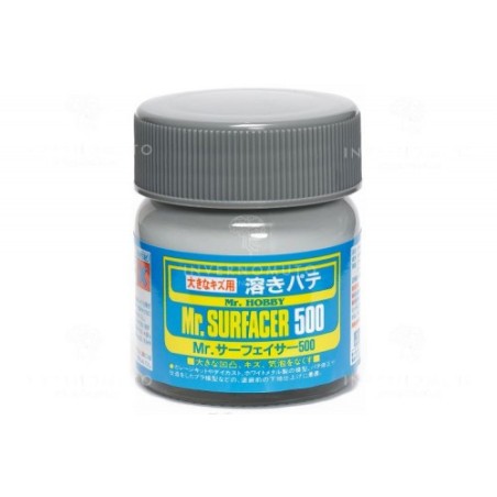 Mr. Srfacer 500 grey. Imprimación gris. Marca MR.Hobby. Ref: SF285.