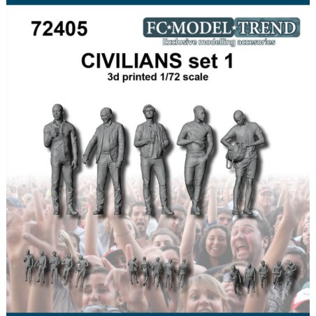 Civiles 1. Escala 1:72. Marca FCmodeltrend. Ref: 72405.
