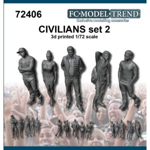 Civiles 2. Escala 1:72. Marca FCmodeltrend. Ref: 72406.