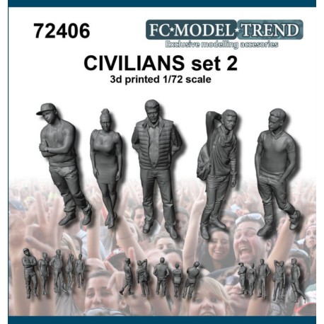 Civiles 2. Escala 1:72. Marca FCmodeltrend. Ref: 72406.