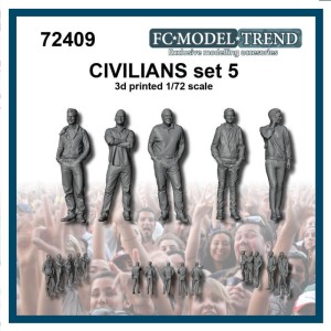 Civiles 5. Escala 1:72. Marca FCmodeltrend. Ref: 72409.