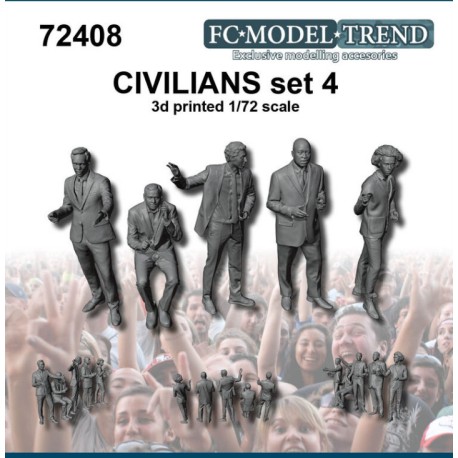 Civiles 4. Escala 1:72. Marca FCmodeltrend. Ref: 72408.