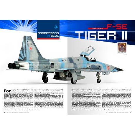 Revista ACES HIGH 19: AGGRESSORS IN BLUE. Marca AK Interactive. Ref: AK2942.