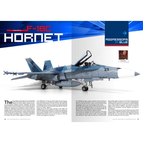 Revista ACES HIGH 19: AGGRESSORS IN BLUE. Marca AK Interactive. Ref: AK2942.