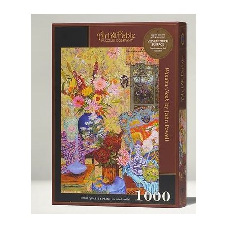 Window Nook, Puzzle Vertical, 1000 pz. Marca ART&FABLE. Ref: AF28.