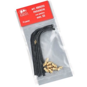 Pescantes de metal 55mm, 2 Unid.. Marca Amati. Ref: 4800/55, 480055.