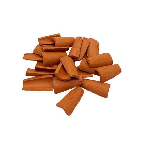 Teja Árabe 20 x 11 x 4 mm. 1:20. Bolsa 50 uds. Escala 1:10. Marca EUROKIT. Ref: 440151.