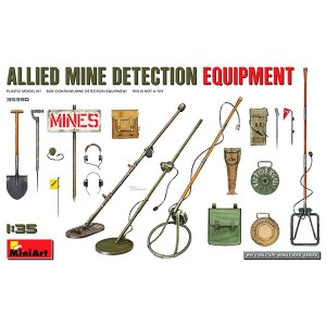 Allied Mine Detection Equipment. Escala 1:35. Marca Miniart. Ref: 35390.