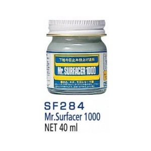 MR.SURFACER 1000 GREY LIQUID PRIMER (40 ml). Marca MR.Hobby. Ref: SF284.
