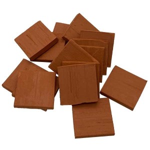 Baldosa 20x20x3, Roja, 25 uds, 1/10. Marca Eurokit. Ref: 440057.