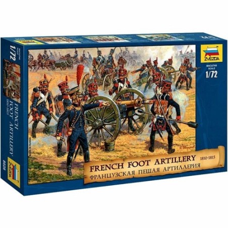 Artillería Francesa. Escala 1:72. Marca Zvezda. Ref: 8028.