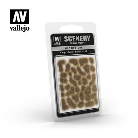 Scenery, Wild Tuft – Dry Green. Marca Vallejo. Ref: SC415.
