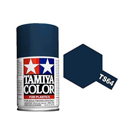 Spray Dark Mica Blue Gloss, (85064). Bote 100 ml. Marca Tamiya. Ref: TS-64.