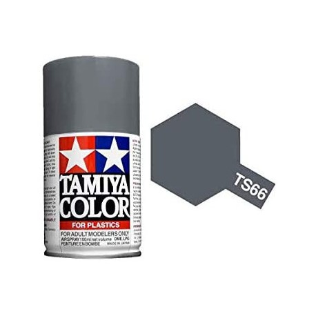 Spray GRIS MATE KURE ARSENAL, (85066). Bote 100 ml. Marca Tamiya. Ref: TS-66.
