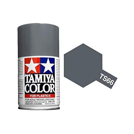 Spray GRIS MATE KURE ARSENAL, (85066). Bote 100 ml. Marca Tamiya. Ref: TS-66.