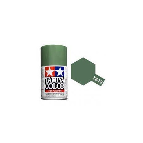 Spray Field Grey Mate, (85078). Bote 100 ml. Marca Tamiya. Ref: TS-78.