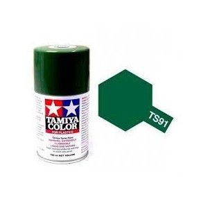 Spray Dark Green (JGSDF), (85091). Bote 100 ml. Marca Tamiya. Ref: TS-91.