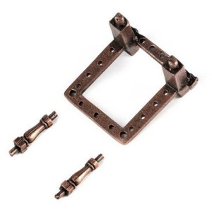Pasadores de metal para mástiles mm. 25x25x18, 1 unidad. Marca Amati. Ref: 410703, 4107/03. 2