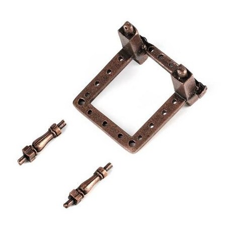 Pasadores de metal para mástiles mm. 25x25x18, 1 unidad. Marca Amati. Ref: 410703, 4107/03.