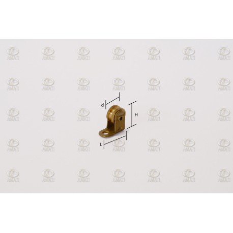 ROLDANA DE POLEA EN LATON Ø 2,50 mm, 10 Unid.. Marca Amati. Ref: 4855/03, 485503.