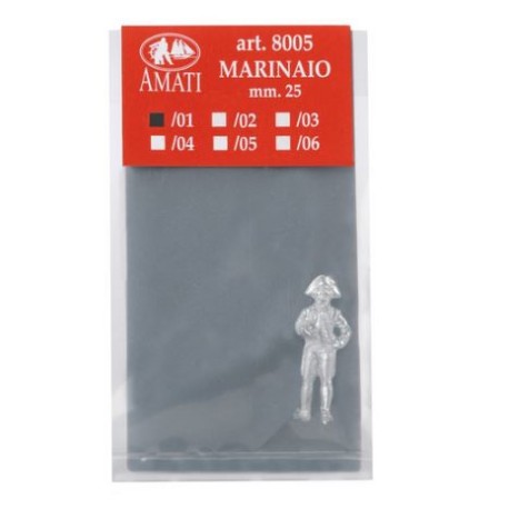 Figura marinero 25 mm. Escala 1:72. Marca Amati. Ref: 800501.
