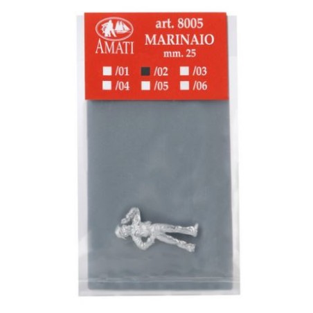 Figura marinero 25 mm. Escala 1:72. Marca Amati. Ref: 800502.