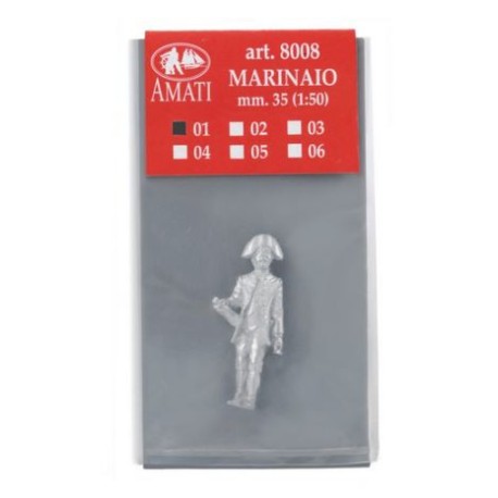 Figura marinero 35 mm. Escala 1:72. Marca Amati. Ref: 800801.