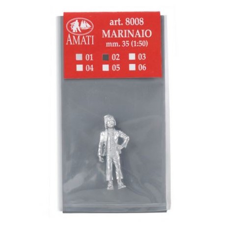 Figura marinero 35 mm. Escala 1:44 A  1:56. Marca Amati. Ref: 800802.
