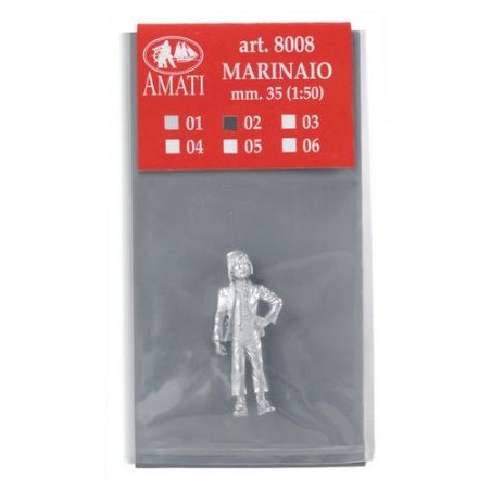 Figura marinero 35 mm. Escala 1:44 A  1:56. Marca Amati. Ref: 800802.