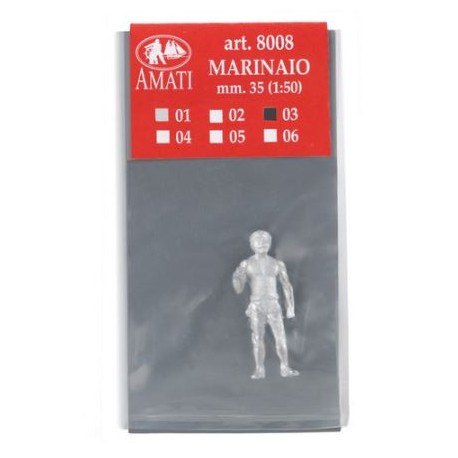 Figura marinero 35 mm. Escala 1:44 A  1:56. Marca Amati. Ref: 800803.