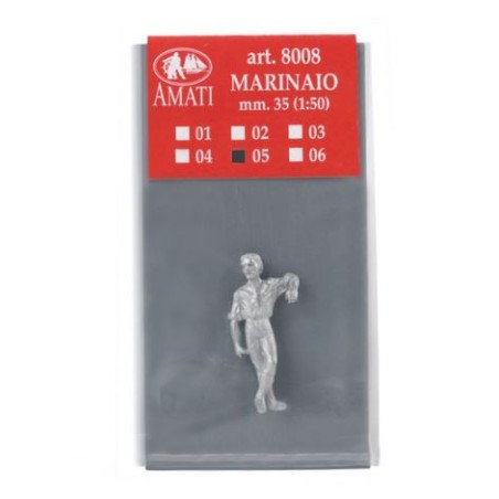 Figura marinero 35 mm. Escala 1:44 A  1:56. Marca Amati. Ref: 800805.