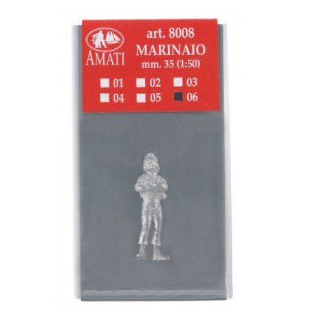 Figura marinero 35 mm. Escala 1:44 A  1:56. Marca Amati. Ref: 800806.