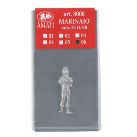 Figura marinero 35 mm. Escala 1:44 A  1:56. Marca Amati. Ref: 800806.