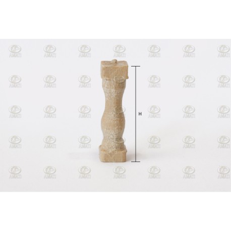 Columnas madera Boj 15 mm. 10 unidades. Marca Amati. Ref: 403015, 4030/15.